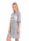 Clever Платье женское 170-42-XS, светло-серый-персиковый LDR21-878 Вид1