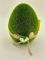 Яйцо декоративное, флокированное, разм. 13х13х18см, цв.зеленый ALX117870 Вид1