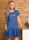 ТАТ платье женское LDR19-034у синий-молочный р.170-42/XS Вид1