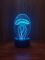 Светильник ночник дизайн 3D медуза 615-088 Вид1
