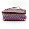 Косметичка чемодан низкий дизайн зигзаг цв.коричневый 45368-4230 Вид1