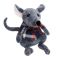 Игрушка мягкая Мышь в клетчатой рубашке, 20 см.,Цвет: серый. (LEO18-905A) Вид1
