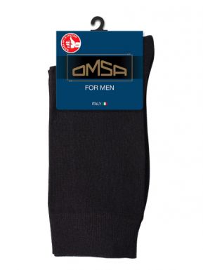 OMSA носки мужские микроплюш comfort 303 неро р.45-47