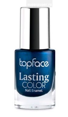 TopFace Лак для ногтей Lasting color, тон 60, ультрамариновый, 9 мл