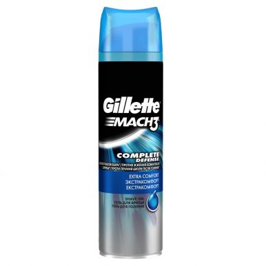 GILLETTE гель для бритья MACH3 успокаивающий, 200 мл