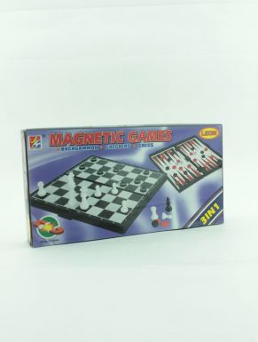 Игра настольная шашки-шахматы-нарды, артикул: JH618-26