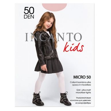 Колготки детские INCANTO Micro 50 den, размер: 128-134, rosa