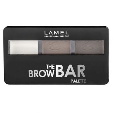 Lamel набор для бровей (тени и воск) The Brow Bar Palette, тон 402