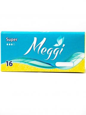 MEGGI тампоны гигиенические super 16шт 4204