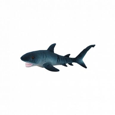 Игрушка мягкая акула синяя 62*26*11,5см 5YU62GR