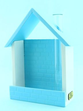 MON REPOS подарочный домик с пробиркой цвет белый/голубой