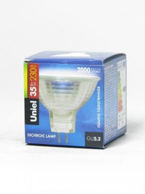 Лампа галогеновая UNIEL JCDR-35/GU5