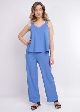 CLEVER брюки женские LTR22-963/1 т.голубой р.170-50/XL