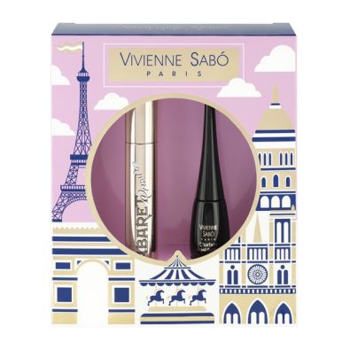 Vivienne Sabo подарочный набор (тушь Cabaret premiere, тон 01, + подводка Charbon, тон 1)