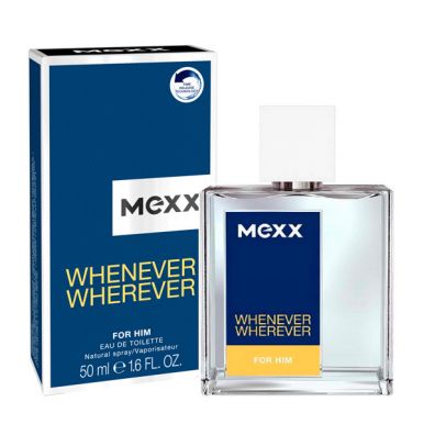 Mexx Whenever Wherever, туалетная вода мужская, 50 мл