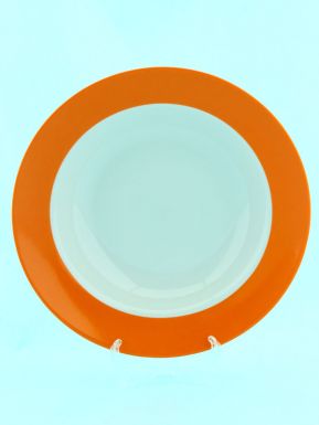 Тарелка 240 мм глубокая 500 мл, ф,653 идилия, Orange Санрайз Sunrise, артикул: 7С1604Ф34