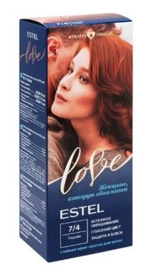 ESTEL LOVE крем-краска д/волос т.7.4 тициан