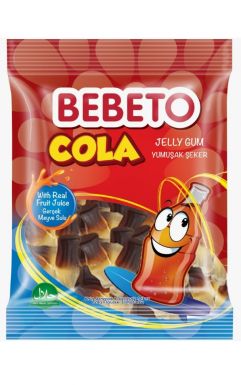 BEBETO мармелад жевательный cola 70г
