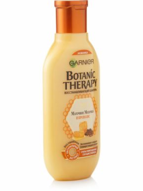 Garnier шампунь Botanic Therapy, Прополис и маточное молоко для очень поврежденных и секущихся волос, 250 мл