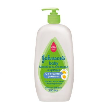 J&J Johnsons Baby гель для мытья рук, тела и волос 3в1, 300 мл