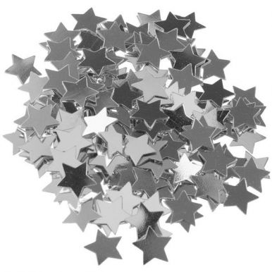 Конфетти звезды цв.серебро 14г 1501-0196/12