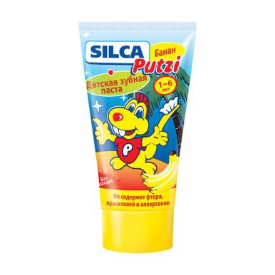 Silca зубная паста, 50 мл PUTZI банан