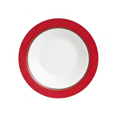 Luminarc тарелка суповая Alto Rubis, диаметр 22 см, цвет: Белый, красный