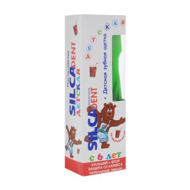 Silca Med Промо зубная паста со вкусом Колы + щетка