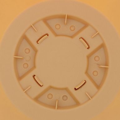 Кашпо подвесное Алиция, 250 мм, цвет: Белая глина, с поддоном, артикул: М3116