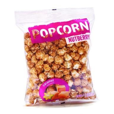 Nutberry Попкорн сладкий Карамель, 160 гр
