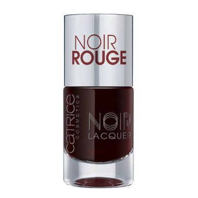 CATRICE Лак для ногтей NOIR NOIR LACQUERS 02 Noir Rouge темная вишня
