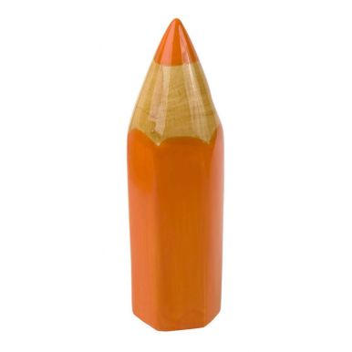 Копилка дизайн карандаш оранжевый керамика 24*7см 76553
