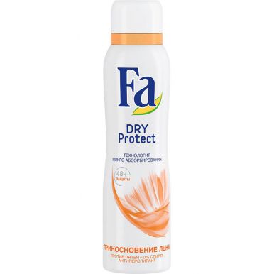 FA deo aerosol 150мл Dry Protect Прикосновение Льна_