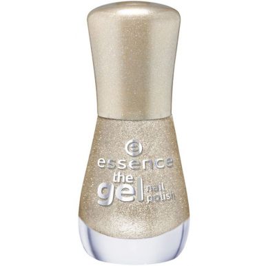 Essence Лак для ногтей The gel nail темно-бежевый с блестками т.44