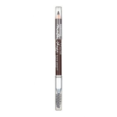 Maybelline Карандаш для бровей Master Shape, цветной карандаш + щеточка, темно-коричневый, 0,8 г