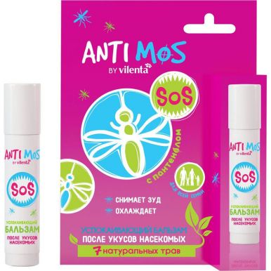 Anti Mos Детский Успокаивающий бальзам после укусов насекомых , 10 мл