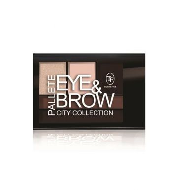 TRIUMPH палетка теней д/глаз и бровей контурирующая eye&brow palette city collection т.03