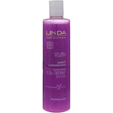 Линда Гиалуроновый гель-пилинг для душа Vitamix 300мл