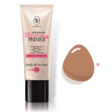 TRIUMPH крем-тон и основа под макияж professional bb cream+primer т.03