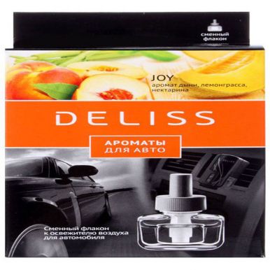 DELISS Автомобильный ароматизатор, сменный флакон, Joy (12)