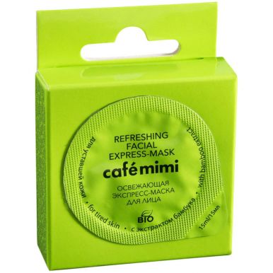 CAFE MIMI маска-экспресс д/лица освежающая д/уставшей кожи 15мл