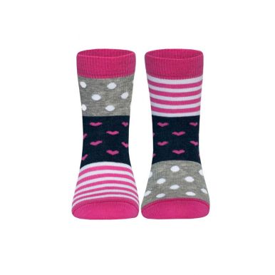 Conte носки детские Ck Веселые Ножки 17с-10Сп, размер: 18, 282, серый-розовый
