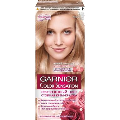 Garnier краска для волос Сolor Sensation, Роскошный цвет, тон 9.02, Перламутровый блонд, 110 мл