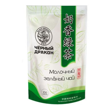 Чай Черный Дракон Молочный зеленый, 100 гр