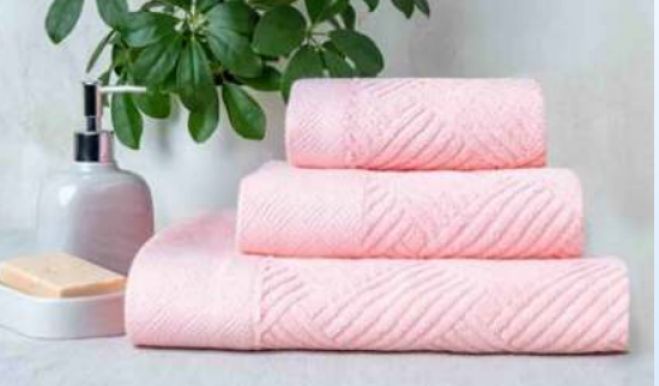 FINE LINE полотенце махровое бордюр лима цв.розовый 33*70см