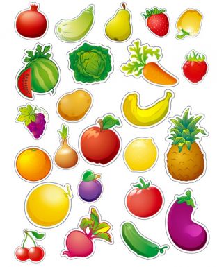 Игра настольная иры на магнитах фрукты, овощи и ягоды ИН-8995