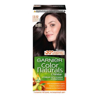GARNIER COLOR NATURALS краска д/волос т.3.12 ледяной т.шатен