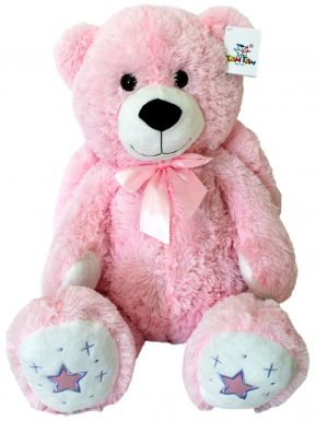Игрушка мягкая Медвежонок-ангел, 65 см. Цвет: розовый (RS190150/P)