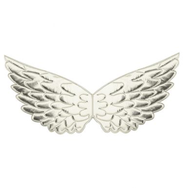 Крылья маскарадные ангел в серебре 0,5*44*20см 86955