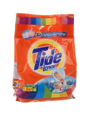 TIDE стир. порошок AUTOMAT 1500г Color Lenor Touch of Scent 546/580